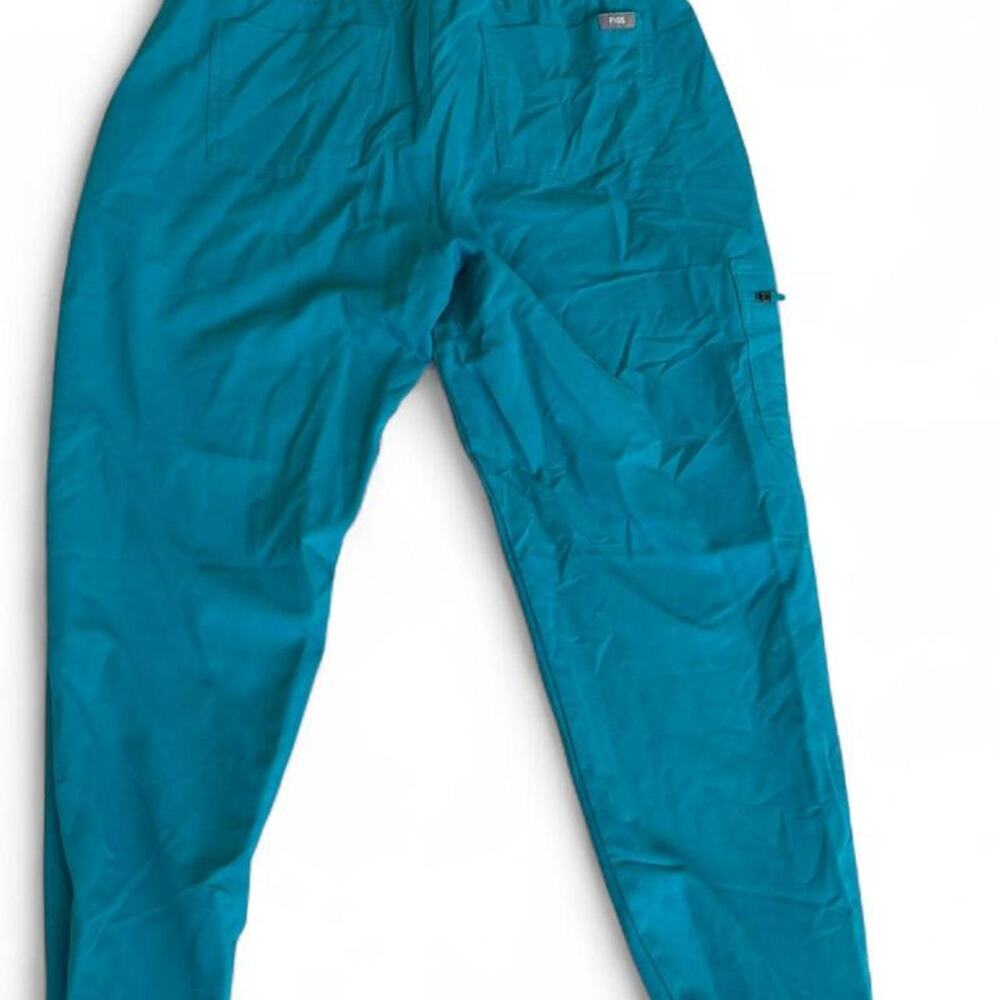 FiGS teal scrub pants SZ M